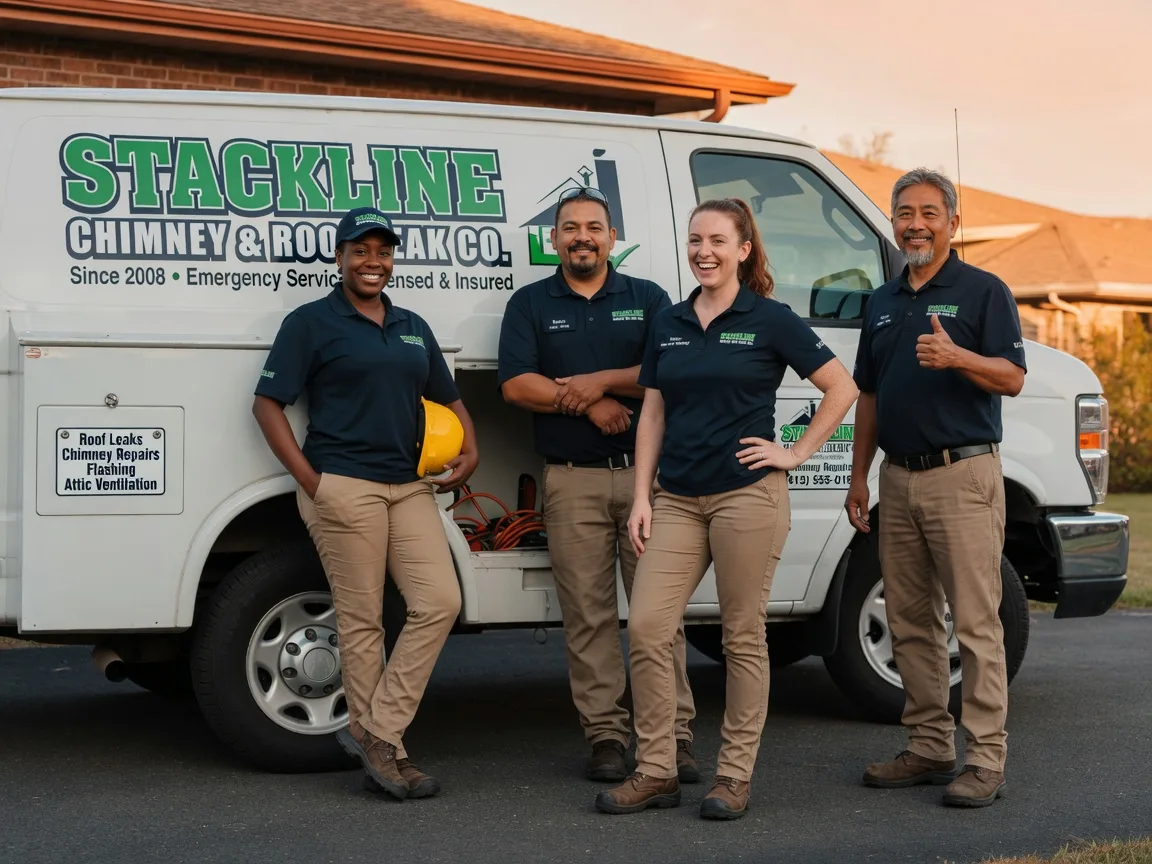 Chimney flashing repair company in Angier, NC